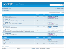 Tablet Screenshot of forums.westlan.co.uk
